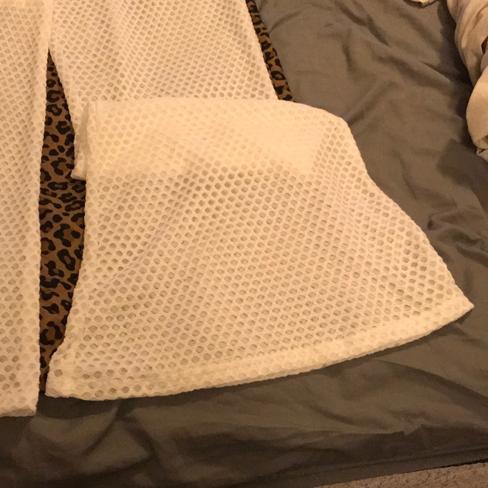 White fishnet pants!! - Picture 2 of 3